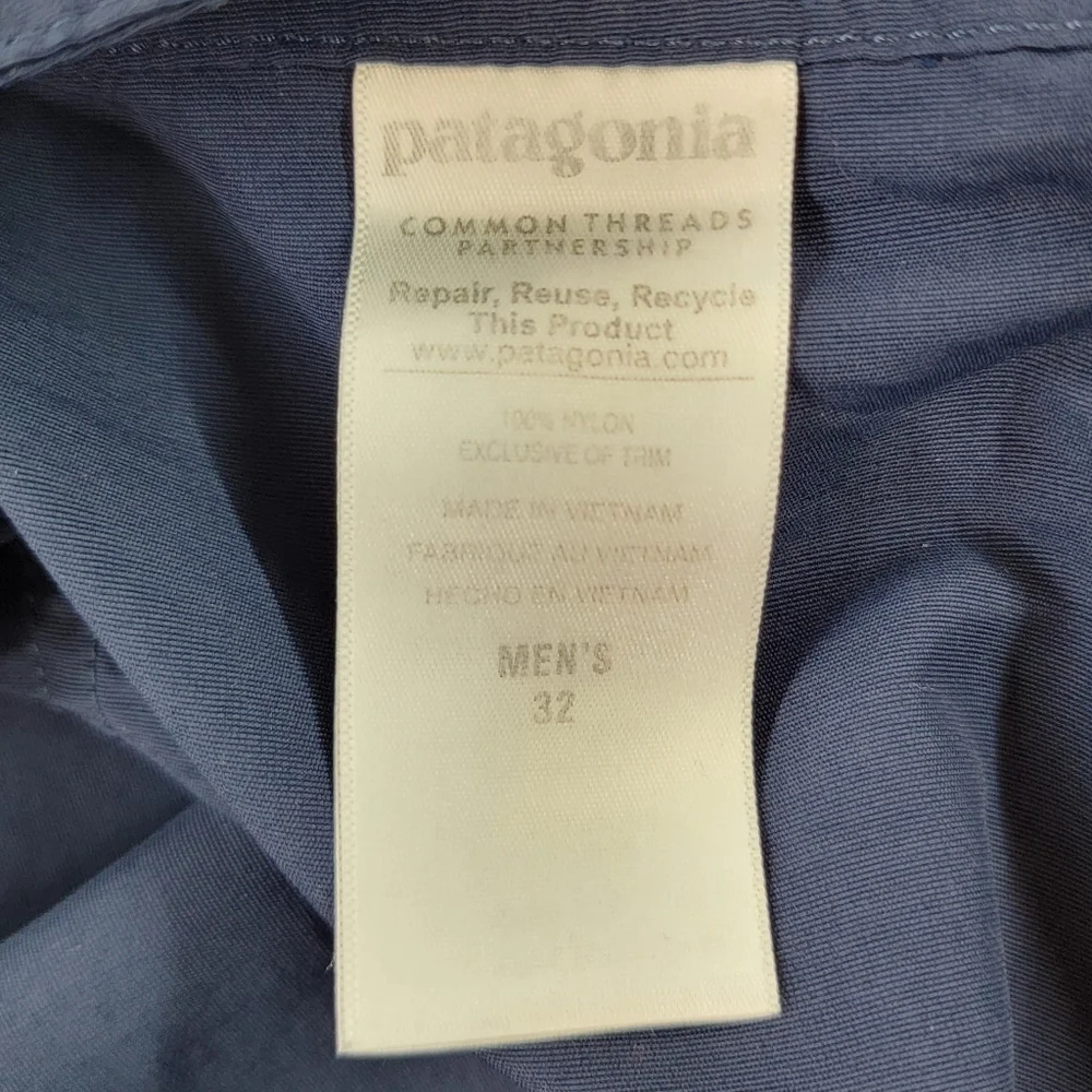 Patagonia Men's Navy Blue Board Shorts